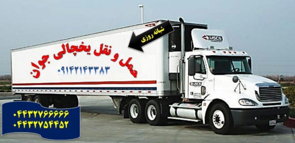 خدمات حمل و نقل یخچالی بم
