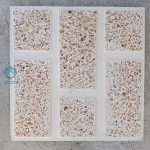 موزاییک حیاطی آجرنما قرمز – نمای متفاوت و زیبا