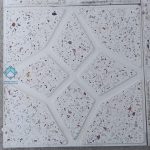 موزاییک حیاطی لوزی سفید – سنگ سفید جوشقان