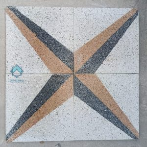 موزاییک سه بعدی شمشیری – سنگ سفید نارنجی