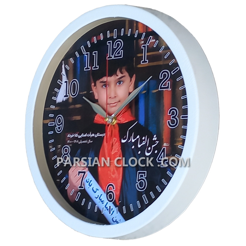 ساعت دیواری آینه ای