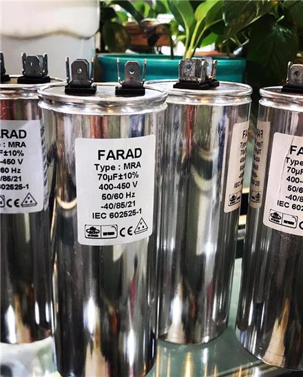 فروش عمده انواع خازن AC و راه انداز موتوری