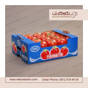 توليد انواع کارتن صادراتی میوه و سبزیجات