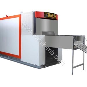 فر تونلی پخت نان لواش نرم اتوماتیک اکسترودری