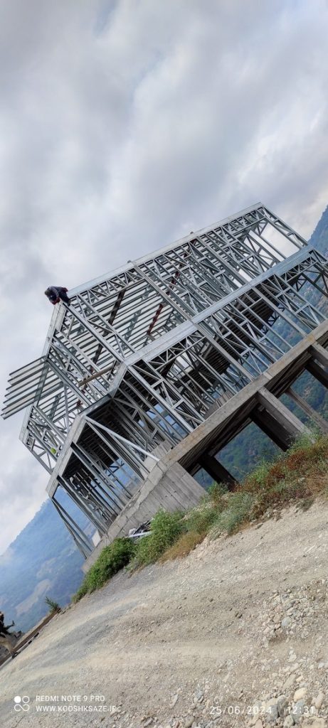 سازه ال اس اف وپنل سیمانی شرکت کوشک سازان در مازندران