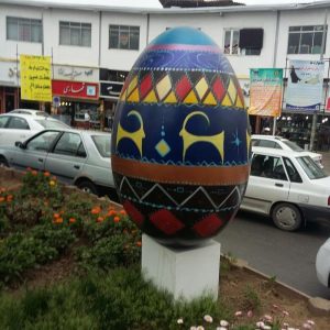 المان های نوروزی فایبرگلاس زرین کار