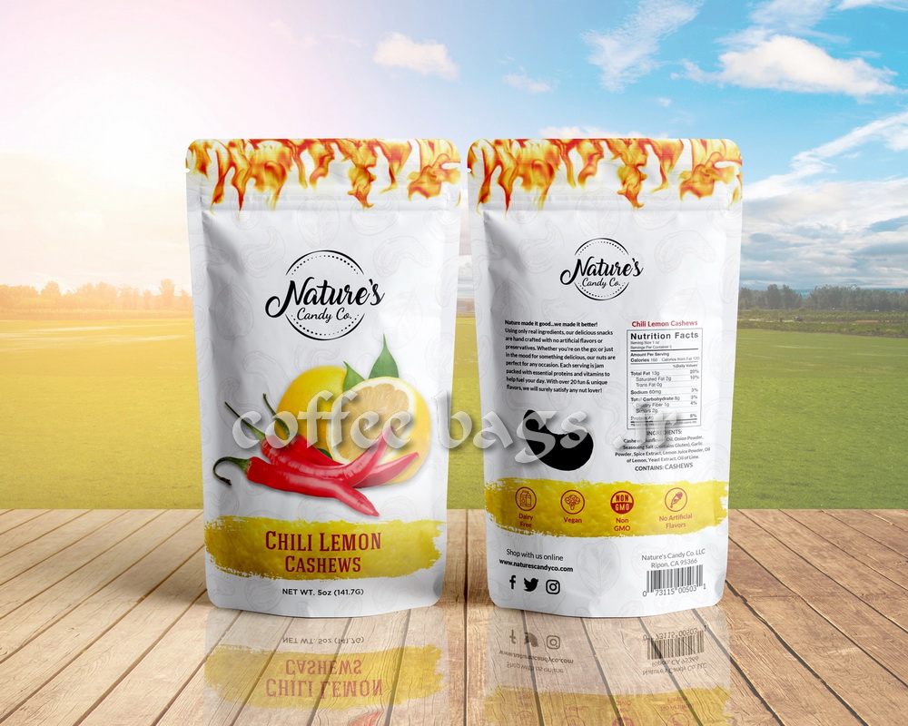 پاکت بسته بندی قهوه