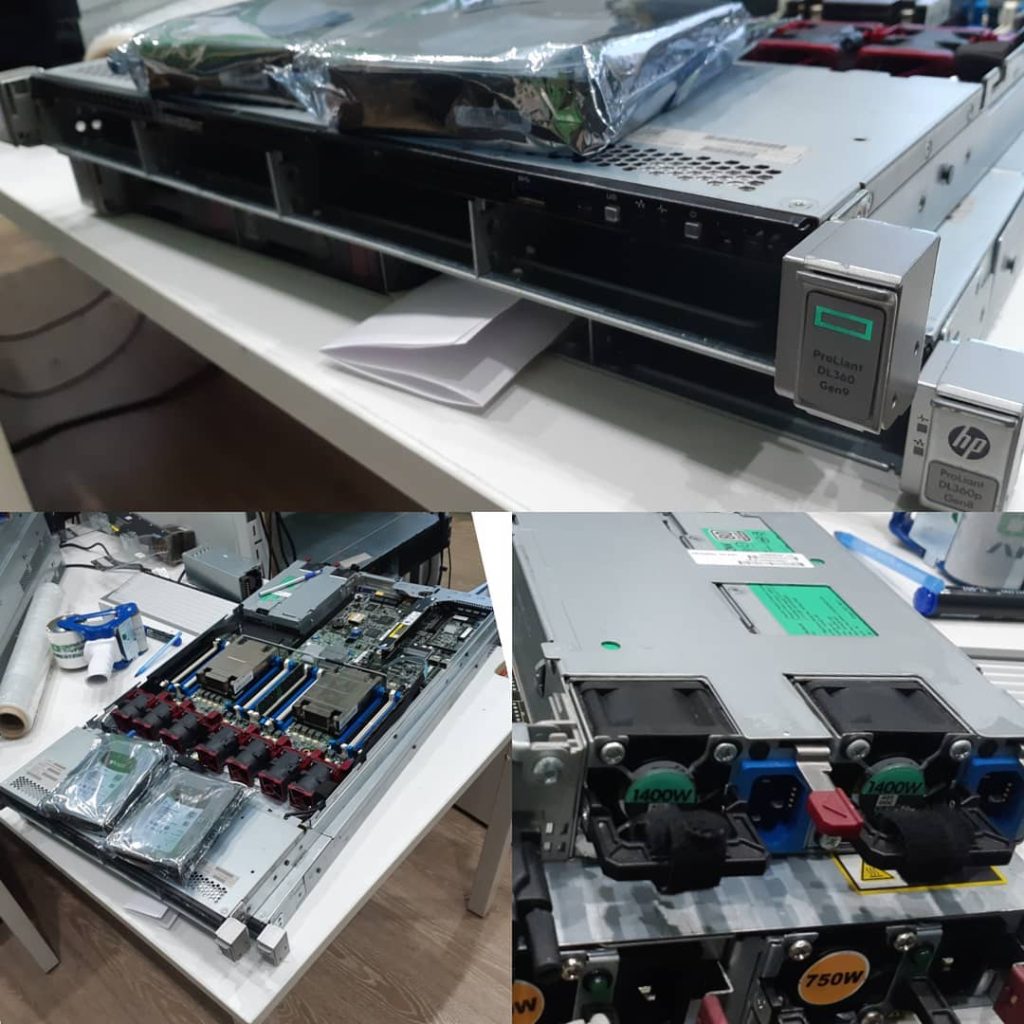 سرور DL360 G9 ویپ ، حسابداری ، شیرینگ ، فروشگاهی