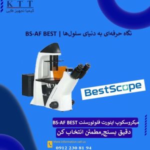 میکروسکوپ اینورت فلوئورسنت BS-AF BEST | دقت پیشرفته در تصویربرداری سلولی