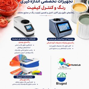 رنگ سنج HunterLab ColorFlex EZ؛ انتخابی مطمئن برای کنترل کیفیت رنگ