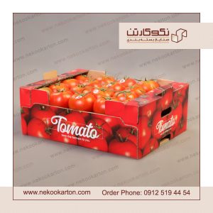 کارتن گوجه صادراتی لیبل گوجه