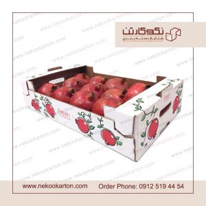 کارتن انار صادراتی ، لیبل میوه