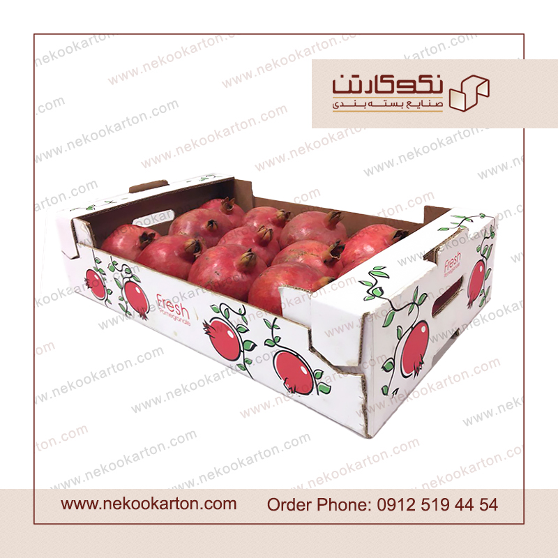 کارتن انار صادراتی ، لیبل میوه