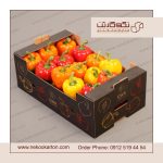 کارتن فلفل دلمه صادراتی لیبل فلفل دلمه صادراتی